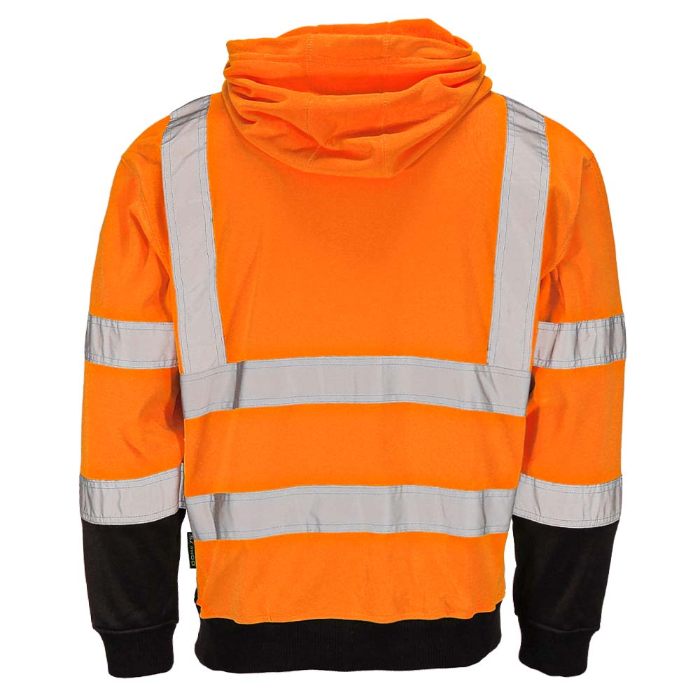 BLANK DHZ1632 Hi-Vis Class 3 Viz-Tuff™ Fleece Full-Zip Hoodie