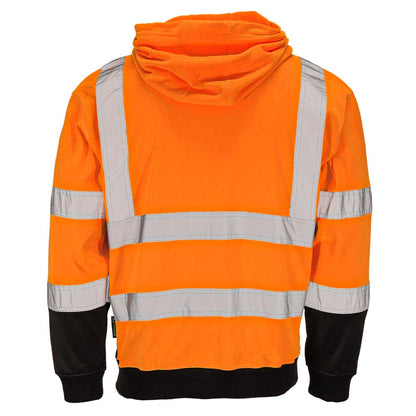 BLANK DHZ1632 Hi-Vis Class 3 Viz-Tuff™ Fleece Full-Zip Hoodie
