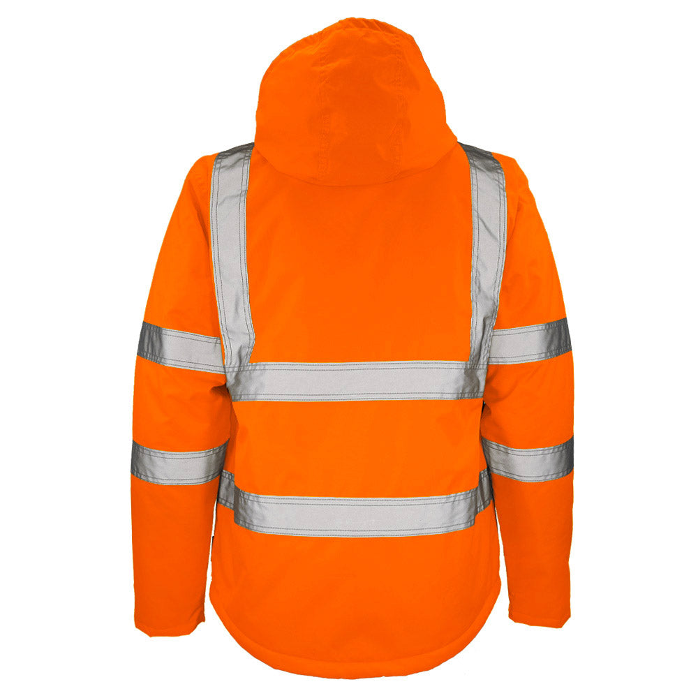 BLANK DJC3632 Class 3 Hi-Vis Black Bottom Chore Coat