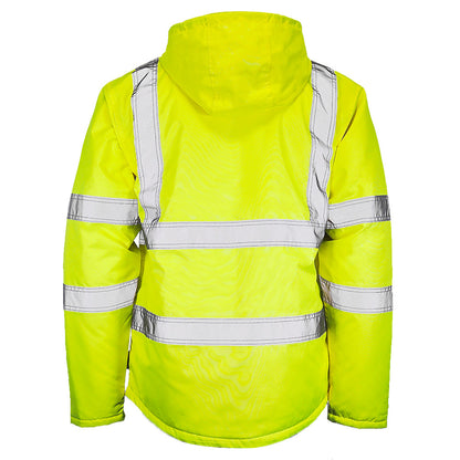 BLANK DJC3632 Class 3 Hi-Vis Black Bottom Chore Coat