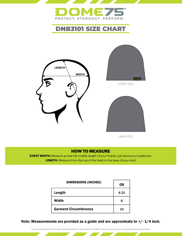 BLANK DBN3101 Hi-Vis Thermal Beanie