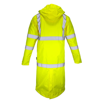 BLANK DRT3432 Hi-Vis Class 3 Rain Trench Coat