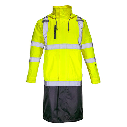 BLANK DRT3432 Hi-Vis Class 3 Rain Trench Coat