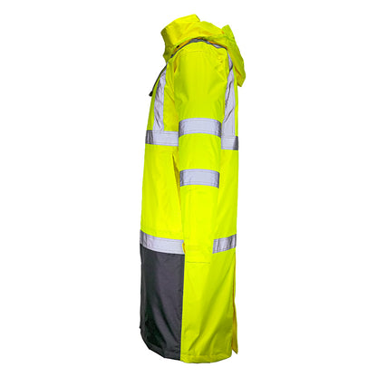 BLANK DRT3432 Hi-Vis Class 3 Rain Trench Coat