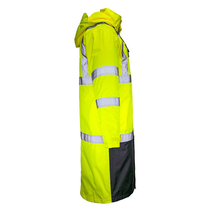 BLANK DRT3432 Hi-Vis Class 3 Rain Trench Coat