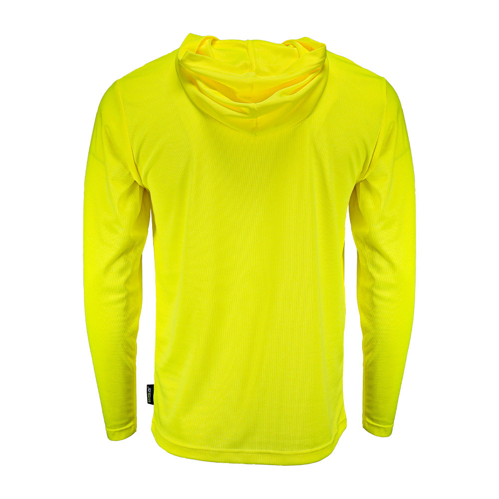 BLANK DSH1401 Enhanced Visibility Long Sleeve Hooded Safety Shirt