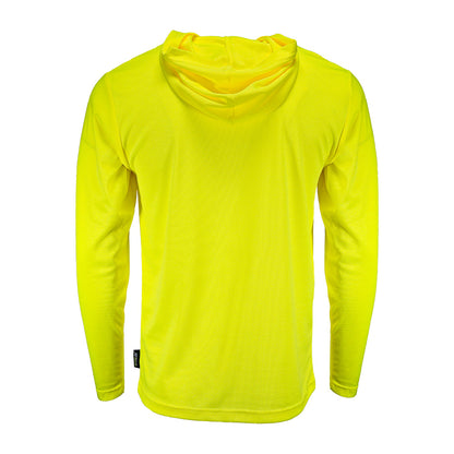 BLANK DSH1401 Enhanced Visibility Long Sleeve Hooded Safety Shirt