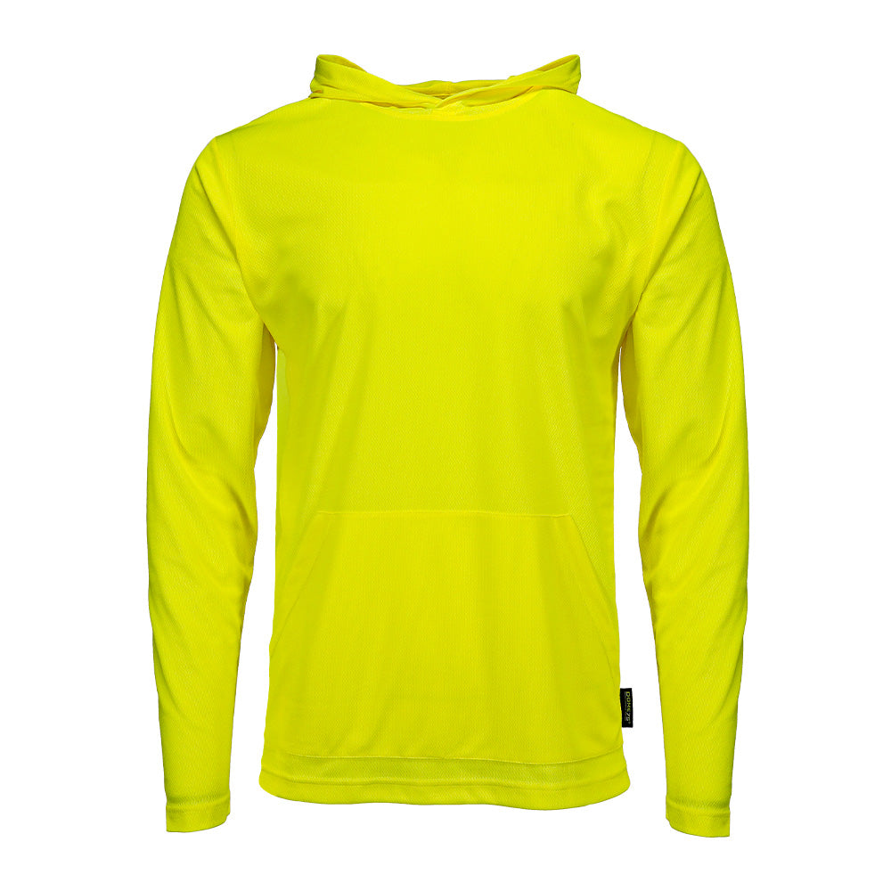 BLANK DSH1401 Enhanced Visibility Long Sleeve Hooded Safety Shirt