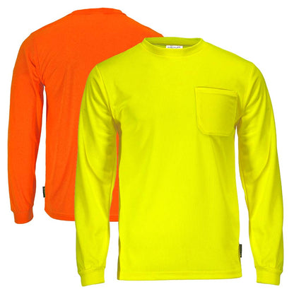 BLANK DSL1401 Hi-Vis Viz-Dri™ Long Sleeve Safety Shirt