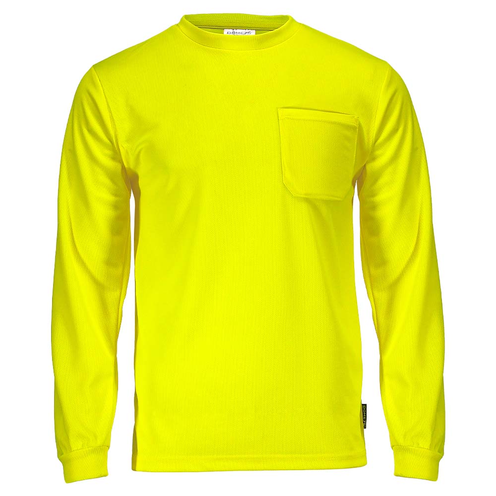 BLANK DSL1401 Hi-Vis Viz-Dri™ Long Sleeve Safety Shirt