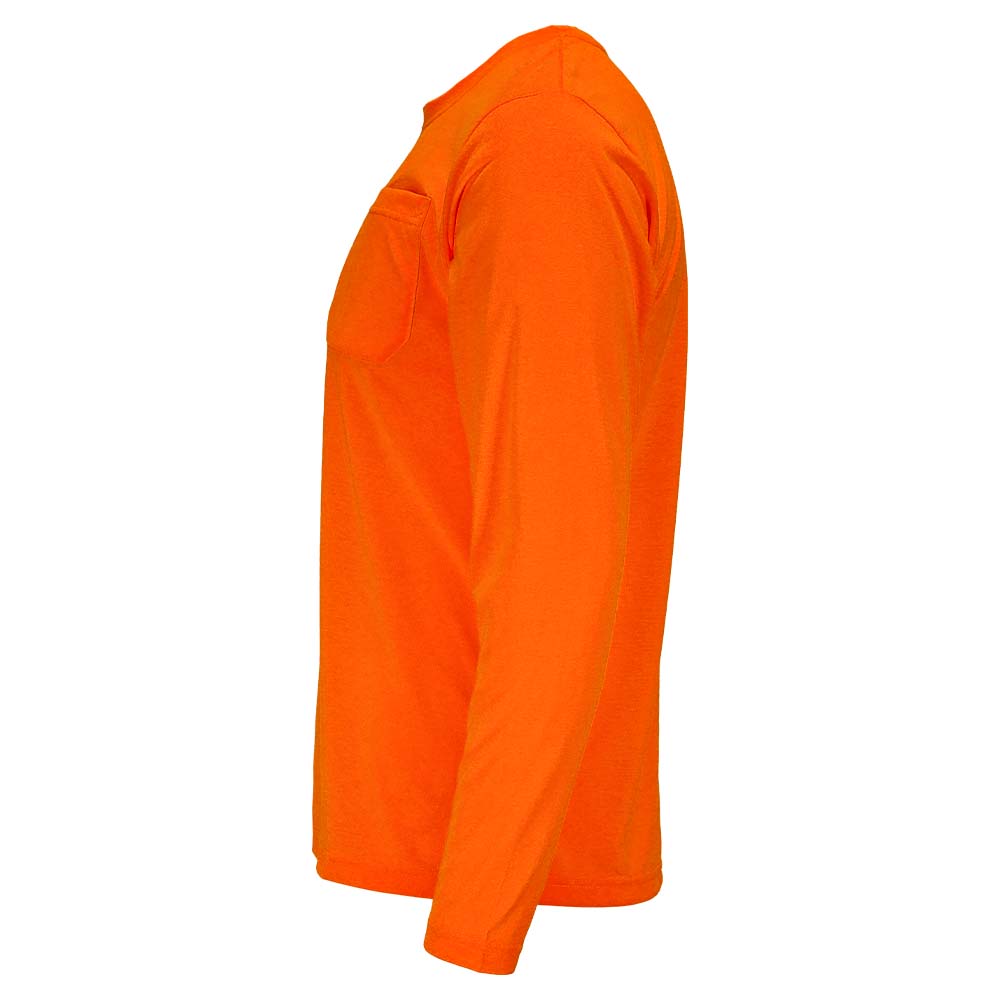 BLANK DSL2601 Hi-Vis Viz-Tuff™ Jersey Long Sleeve Pocket Safety Shirt