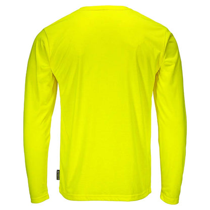 BLANK DSL2601 Hi-Vis Viz-Tuff™ Jersey Long Sleeve Pocket Safety Shirt