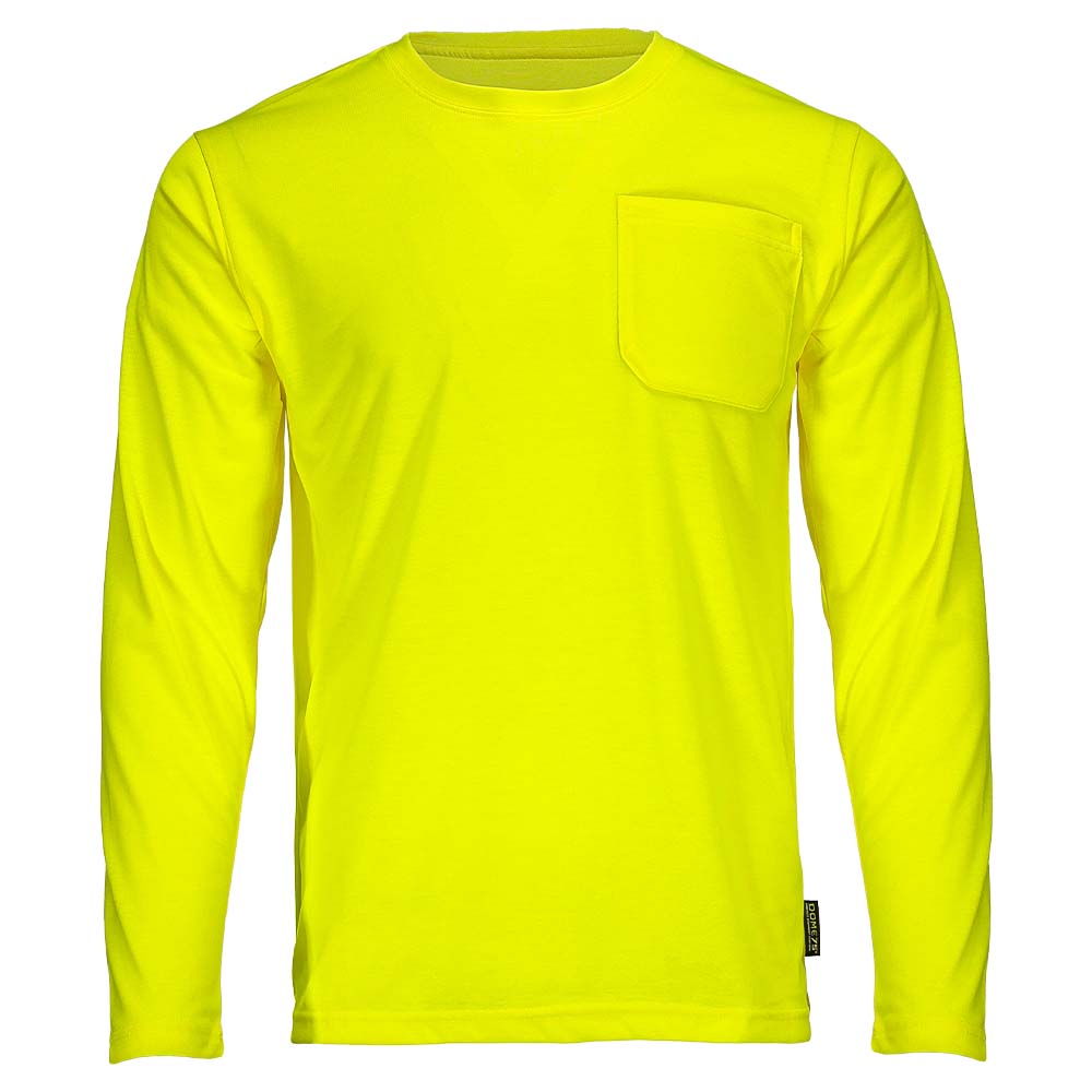BLANK DSL2601 Hi-Vis Viz-Tuff™ Jersey Long Sleeve Pocket Safety Shirt