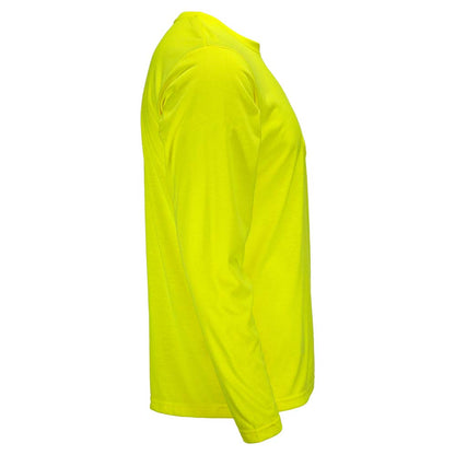 BLANK DSL2601 Hi-Vis Viz-Tuff™ Jersey Long Sleeve Pocket Safety Shirt