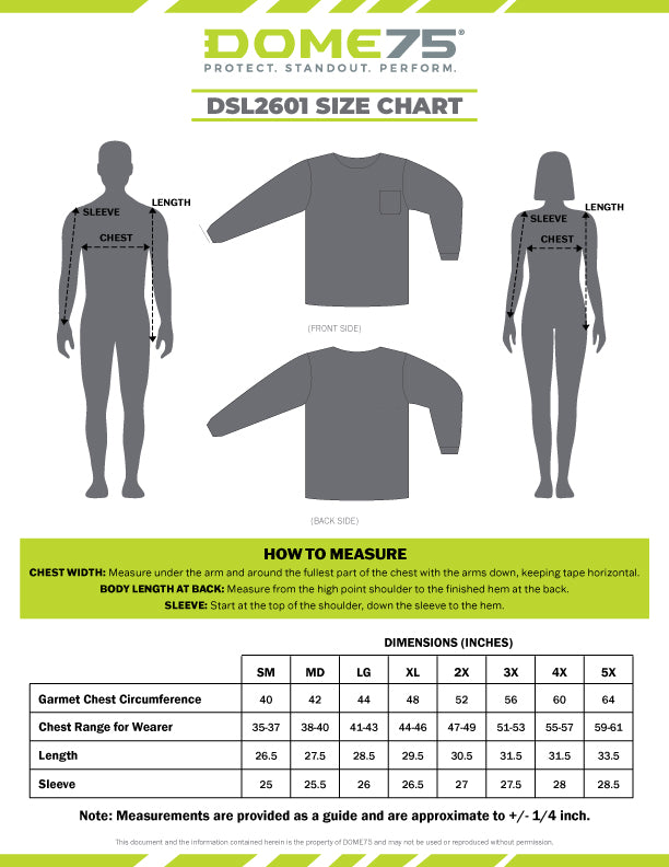 BLANK DSL2601 Hi-Vis Viz-Tuff™ Jersey Long Sleeve Pocket Safety Shirt
