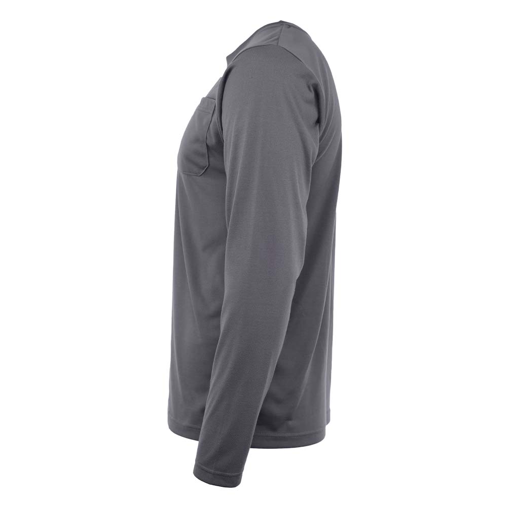 BLANK DSL2601 Hi-Vis Viz-Tuff™ Jersey Long Sleeve Pocket Safety Shirt