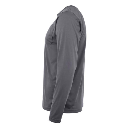BLANK DSL2601 Hi-Vis Viz-Tuff™ Jersey Long Sleeve Pocket Safety Shirt
