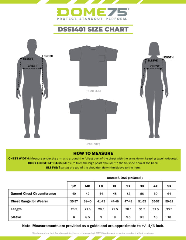 DSS1401 Hi-Vis Viz-Dri™ Short Sleeve Safety T-Shirt