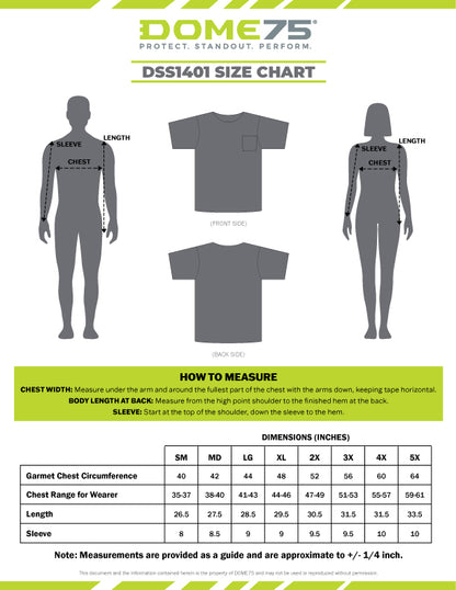 DSS1401 Hi-Vis Viz-Dri™ Short Sleeve Safety T-Shirt