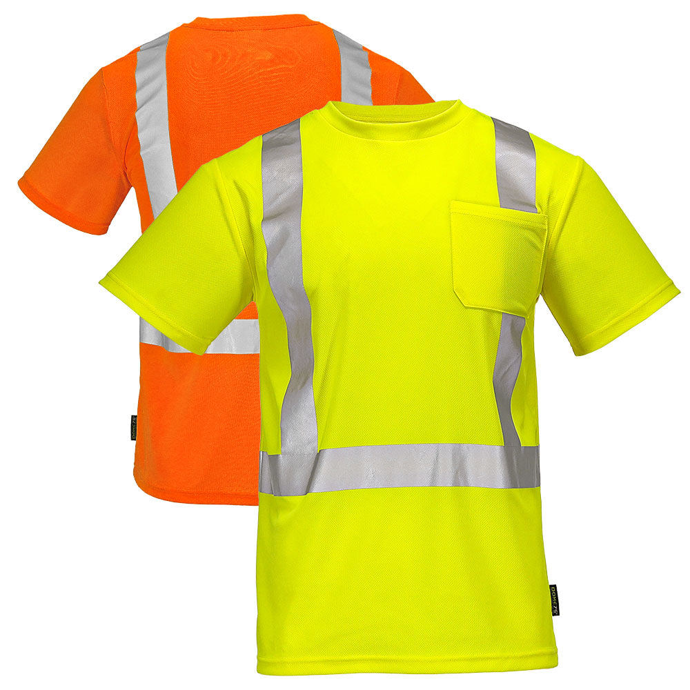 BLANK DSS1421 Hi-Vis ANSI Class 2 Viz-Dri™ Safety T-Shirt