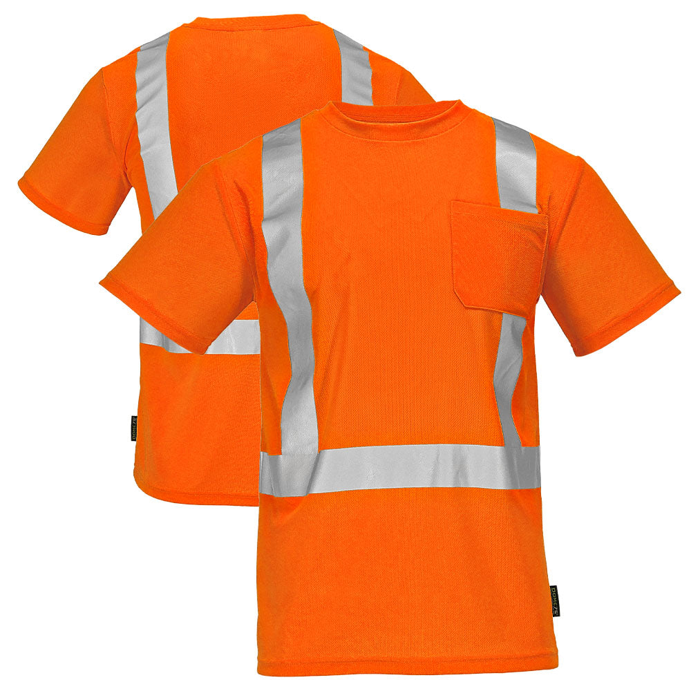 BLANK DSS1421 Hi-Vis ANSI Class 2 Viz-Dri™ Safety T-Shirt