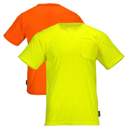 BLANK DSS2601 Hi-Vis Viz-Tuff™ Jersey Pocket Safety T-Shirt