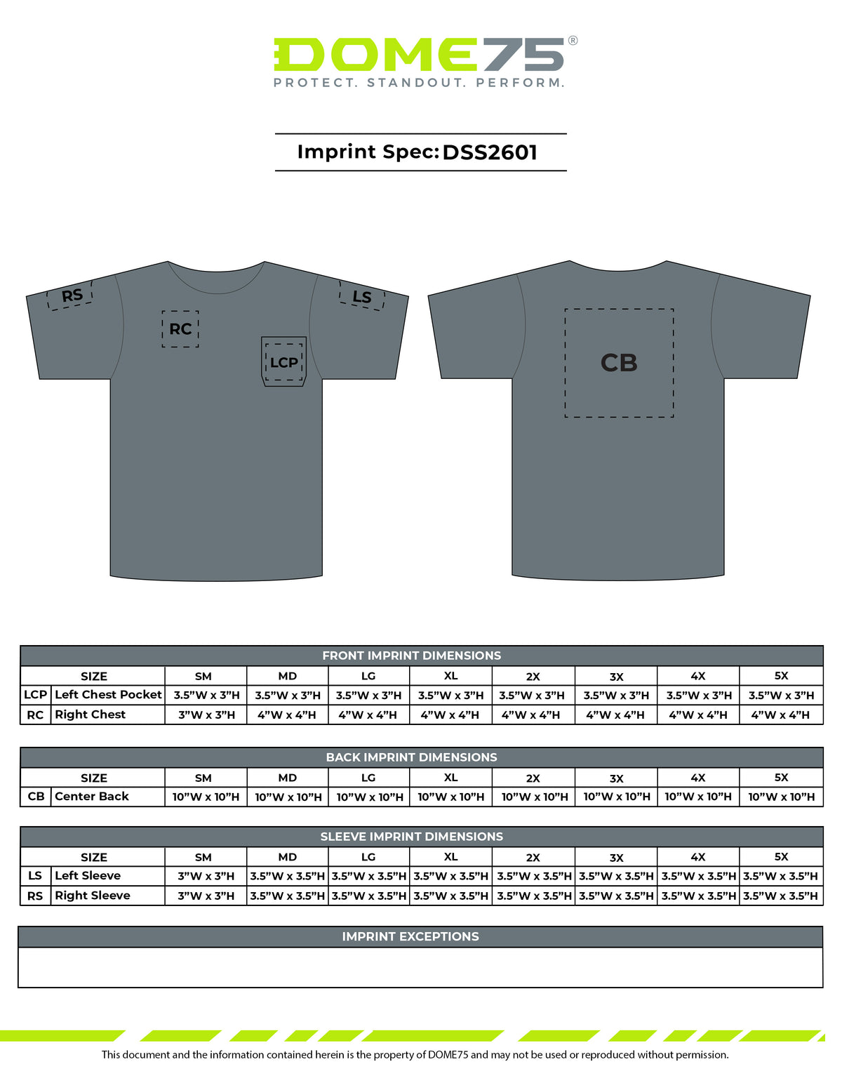 BLANK DSS2601 Hi-Vis Viz-Tuff™ Jersey Pocket Safety T-Shirt
