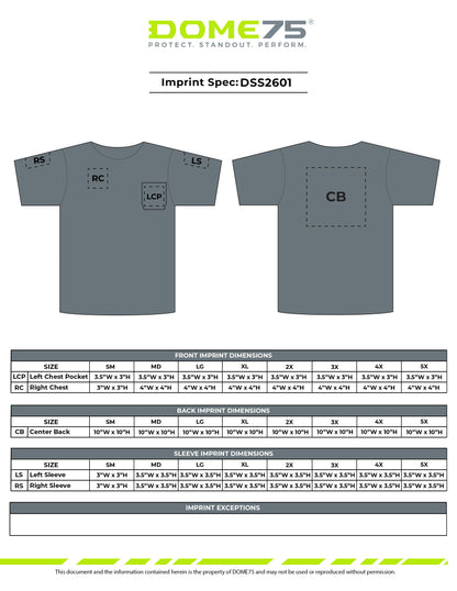 BLANK DSS2601 Hi-Vis Viz-Tuff™ Jersey Pocket Safety T-Shirt