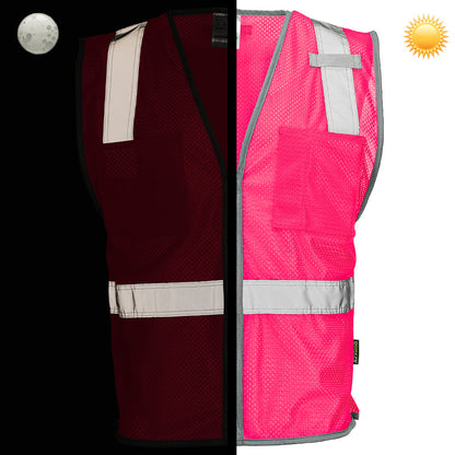 DV1281 Enhanced Visibility Identification Mesh Safety Vest