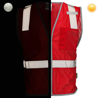 DV1281 Enhanced Visibility Identification Mesh Safety Vest