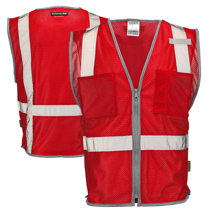 DV1281 Enhanced Visibility Identification Mesh Safety Vest