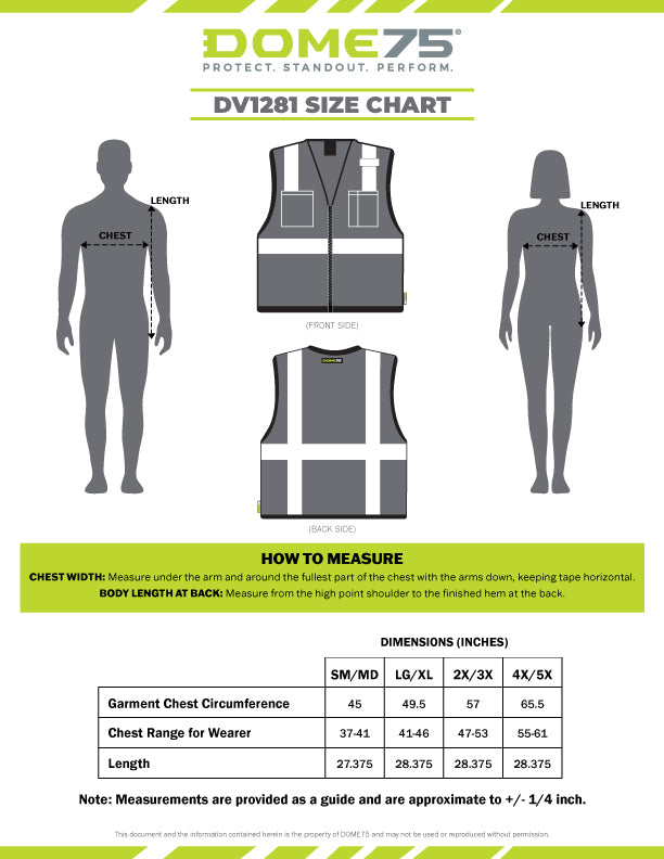 DV1281 Enhanced Visibility Identification Mesh Safety Vest