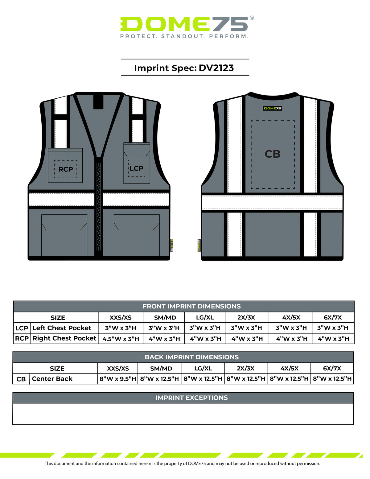 DV2123 ANSI Class 2 Hi-Vis Contrast Viz-Cool™ Mesh Safety Vest