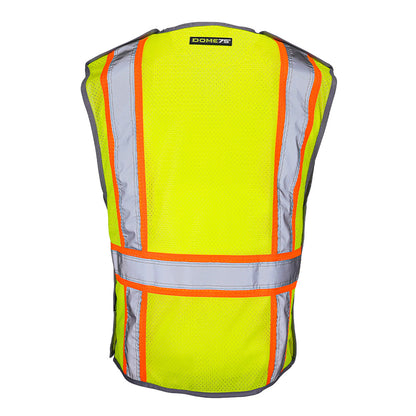 BLANK DV2123BA ANSI Class 2 Hi-Vis Contrast Viz-Cool™ Breakaway Mesh Safety Vest