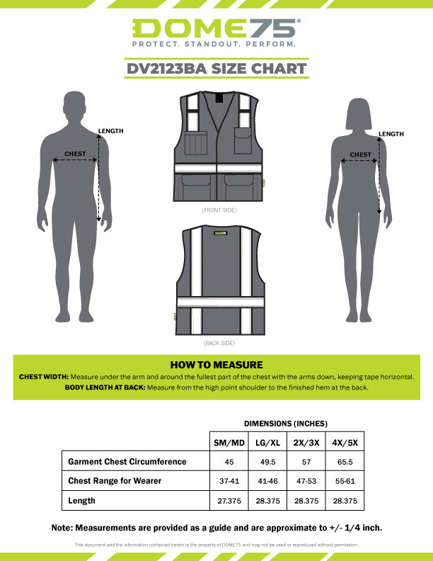 BLANK DV2123BA ANSI Class 2 Hi-Vis Contrast Viz-Cool™ Breakaway Mesh Safety Vest