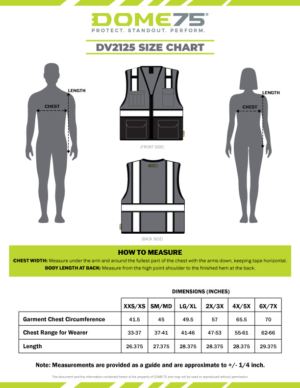 DV2125 Class 2 Black Bottom Hi-Vis Contrast Viz-Cool™ Mesh Safety Vest