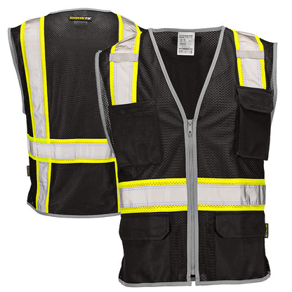 BLANK DV2183 Enhanced Visibility Identification Hi-Vis Contrast Mesh Safety Vest