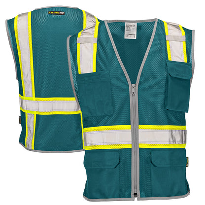 BLANK DV2183 Enhanced Visibility Identification Hi-Vis Contrast Mesh Safety Vest
