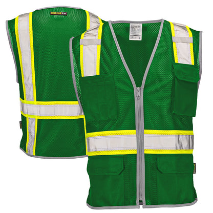 BLANK DV2183 Enhanced Visibility Identification Hi-Vis Contrast Mesh Safety Vest