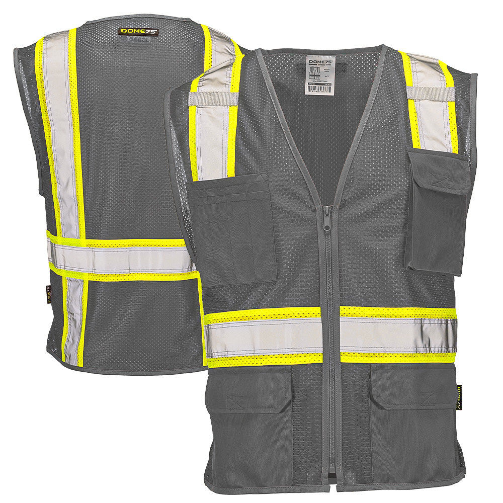 BLANK DV2183 Enhanced Visibility Identification Hi-Vis Contrast Mesh Safety Vest