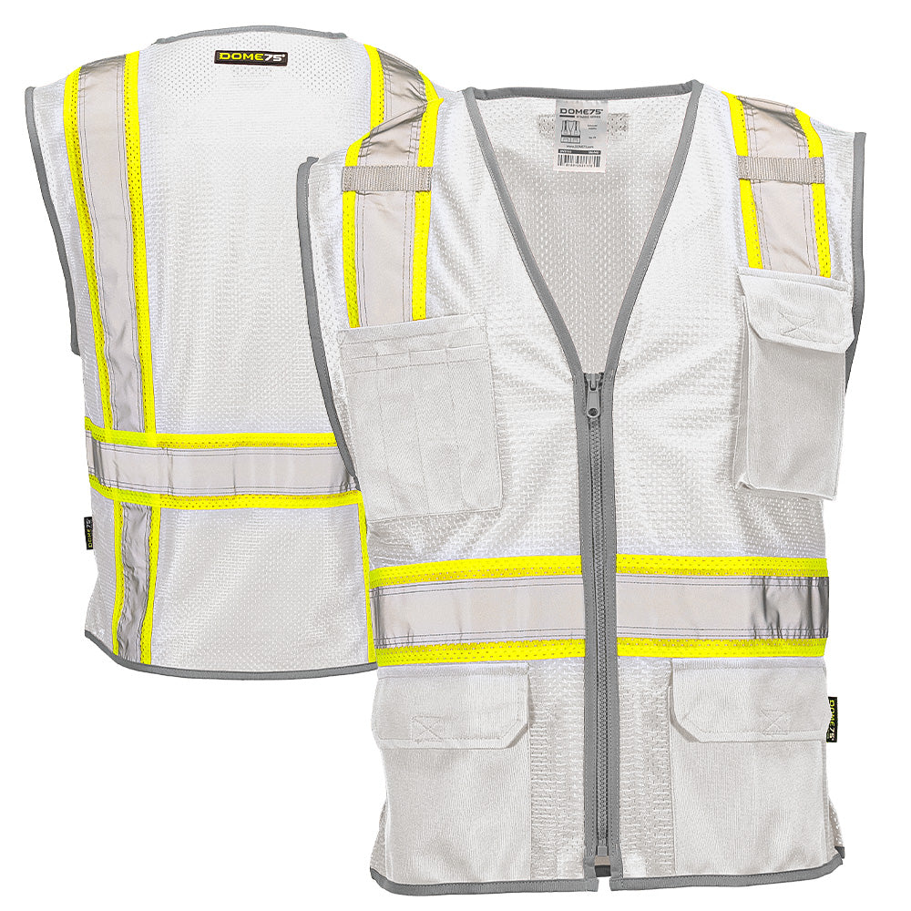 BLANK DV2183 Enhanced Visibility Identification Hi-Vis Contrast Mesh Safety Vest