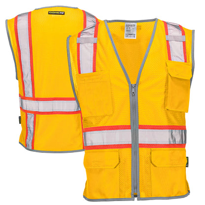 BLANK DV2183 Enhanced Visibility Identification Hi-Vis Contrast Mesh Safety Vest