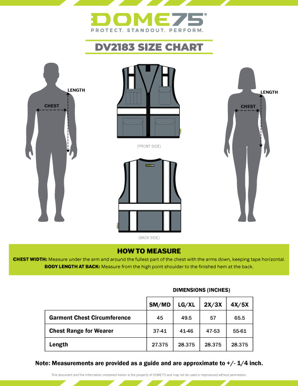 BLANK DV2183 Enhanced Visibility Identification Hi-Vis Contrast Mesh Safety Vest