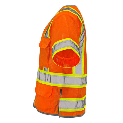 DV2533 Hi-Vis Class 3 Hi-Vis Contrast Viz-Cool™ Mesh Safety Vest