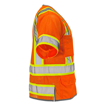 DV2533 Hi-Vis Class 3 Hi-Vis Contrast Viz-Cool™ Mesh Safety Vest