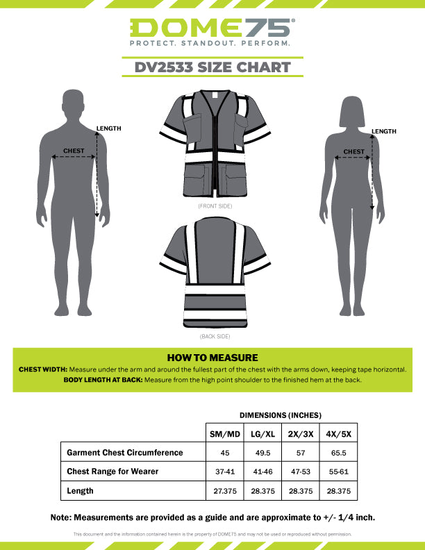DV2533 Hi-Vis Class 3 Hi-Vis Contrast Viz-Cool™ Mesh Safety Vest