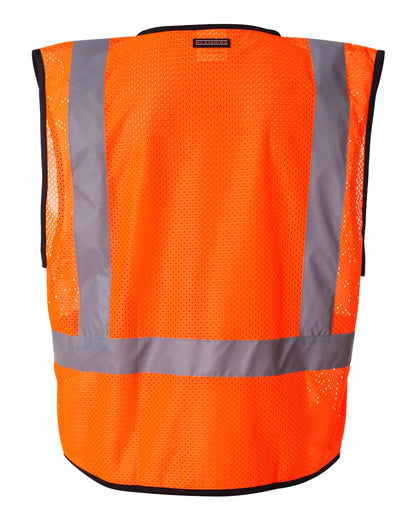 Unisex Economy Single Pocket Hook-and-Loop Mesh Vest