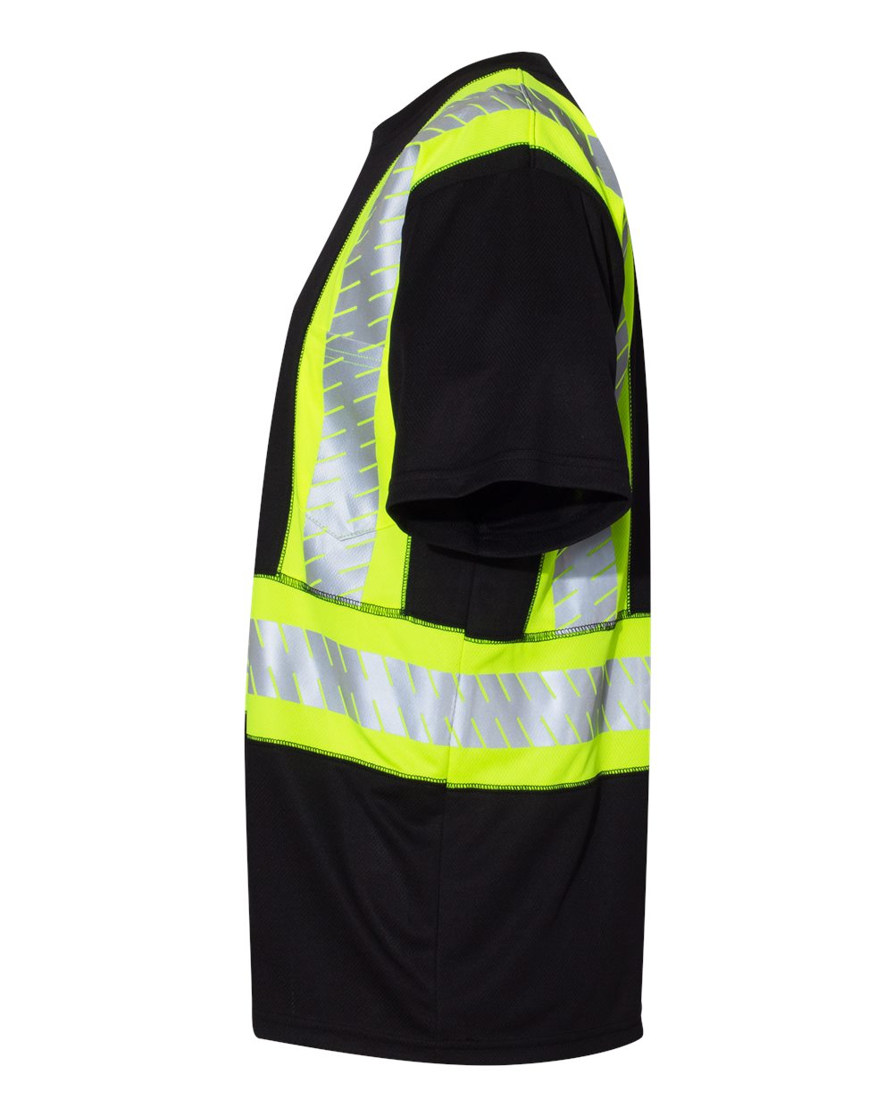 BLANK B200-204 Unisex EV Series® Enhanced Visibility Contrast Pocket T-Shirt