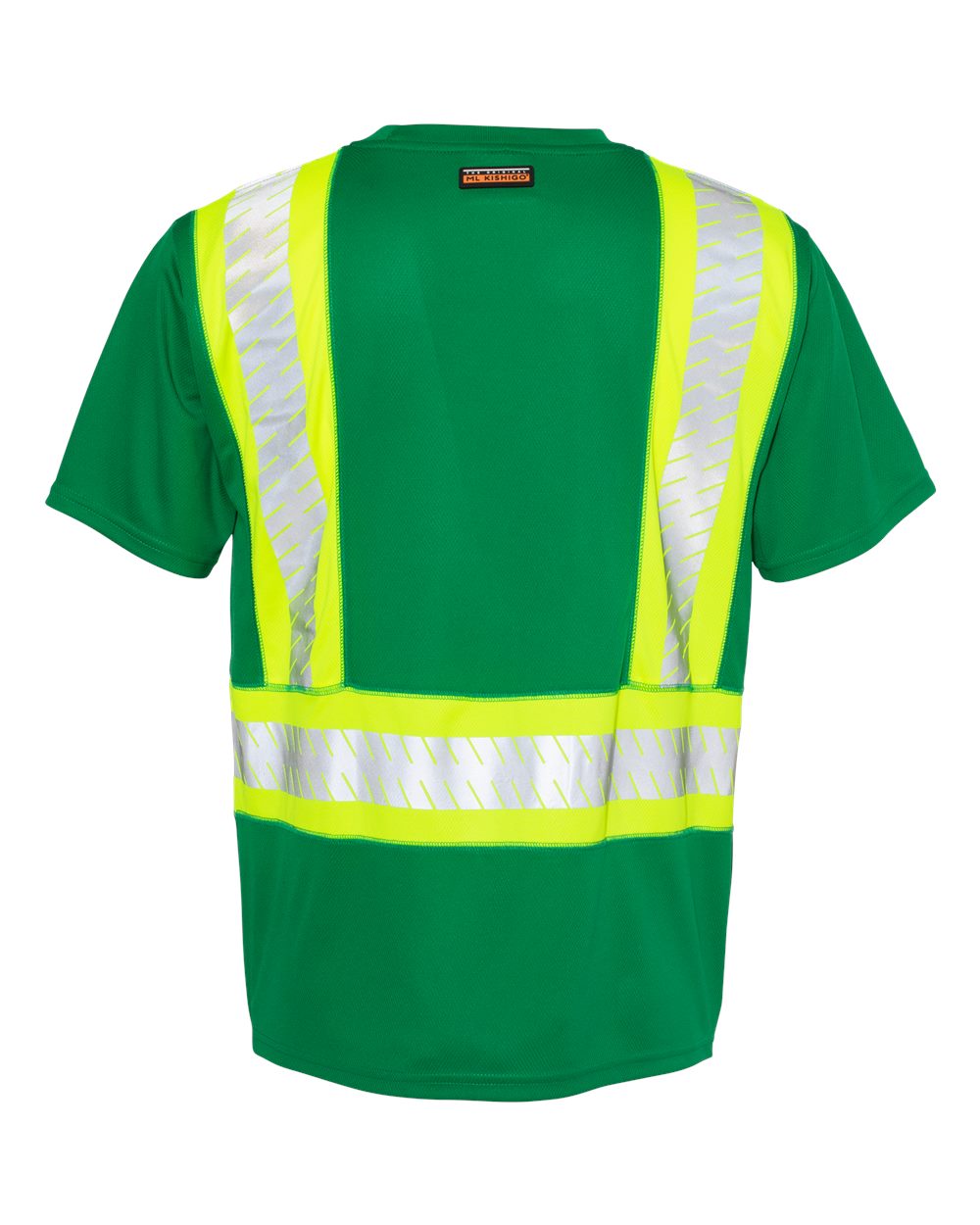 BLANK B200-204 Unisex EV Series® Enhanced Visibility Contrast Pocket T-Shirt