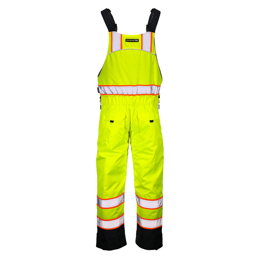 BLANK OBB7755 Heavy-Duty Hi-Vis Class E Thermal Insulated Winter Bib
